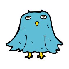 Cartoon Owl N126