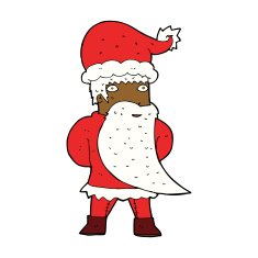 Cartoon Santa Claus N297