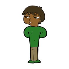 cartoon antisocial boy N8