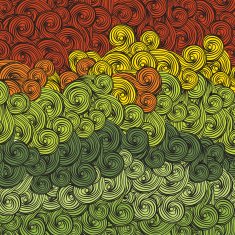 Abstract multi-colored waves pattern Vector EPS8