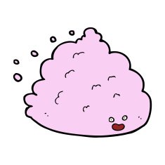 cartoon cloud character N8