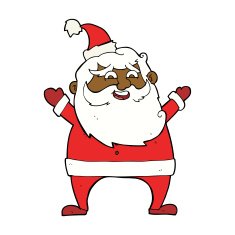 jolly santa cartoon N22