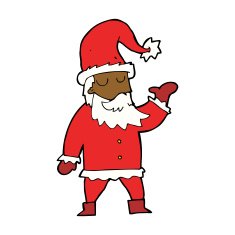 Cartoon Santa Claus N298