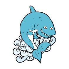 Cartoon Shark N58