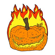 cartoon halloween pumpkin N34