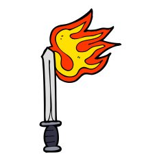 Cartoon Sword N65