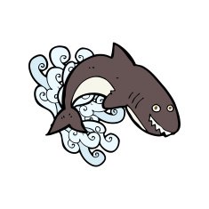 Cartoon Shark N59