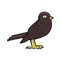 cartoon garden bird N30