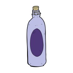 cartoon traditional bottle N15