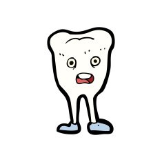cartoon happy tooth N35