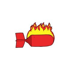 Cartoon Bomb N82