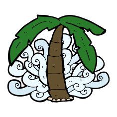 cartoon palm tree symbol N4