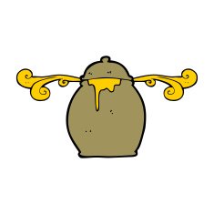 cartoon honey pot N9