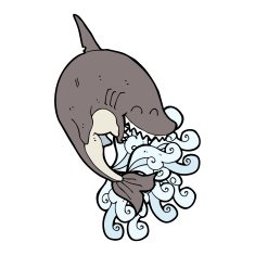 Cartoon Shark N60
