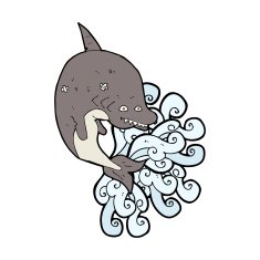 Cartoon Shark N61