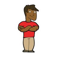 Cartoon muscular man N9