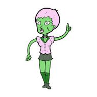 cartoon halloween girl N16