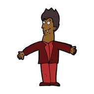 cartoon vampire man N90