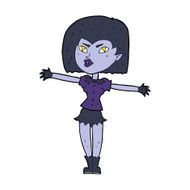 Cartoon Vampire Girl N192