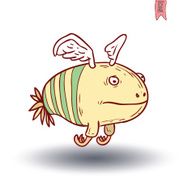cartoon monster vector illustration N10