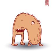cartoon monster vector illustration N11