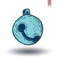 ingle bells Christmas vector illustration