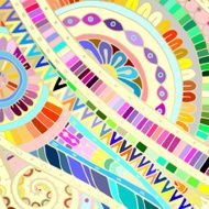Background with geometric mosaic elements N3