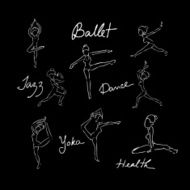 Ballet dance doodle drawing N2