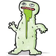 cartoon gross monster N11