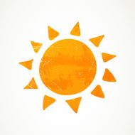 Vector Abstract Summer Sun