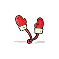 winter mittens cartoon N2