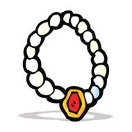 Cartoon Pearl Necklace N4
