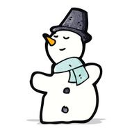 Cartoon Snowman N66
