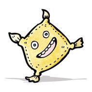 stitched cushion cartoon