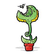 cartoon carnivorous plant