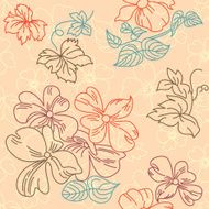 floral seamless background N6