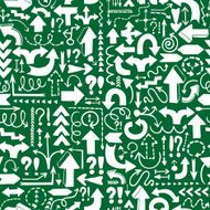 Seamless background of hand drawn arrows N10