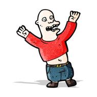 cartoon bald man N18