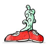 smelly old trainers cartoon
