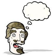 cartoon man with beard gasping