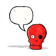 cartoon talking skull N6