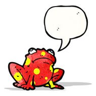 cartoon poison frog