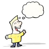 laughing man cartoon