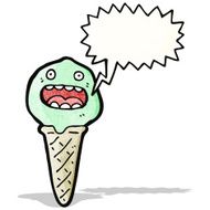 Ice Cream Cartoon Character N9