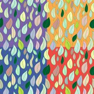 seamless vector pattern with leaf autumn leaf background