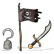 pirate things cartoon