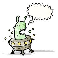 cartoon alien invader N4