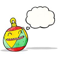 christmas bauble cartoon character N17