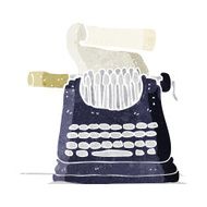Cartoon Typewriter N7