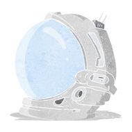 cartoon astronaut helmet N31